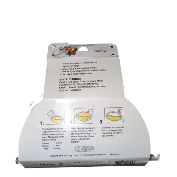 Culinary Elements Microwave Omelet Maker - NEW - Picture 2 of 3